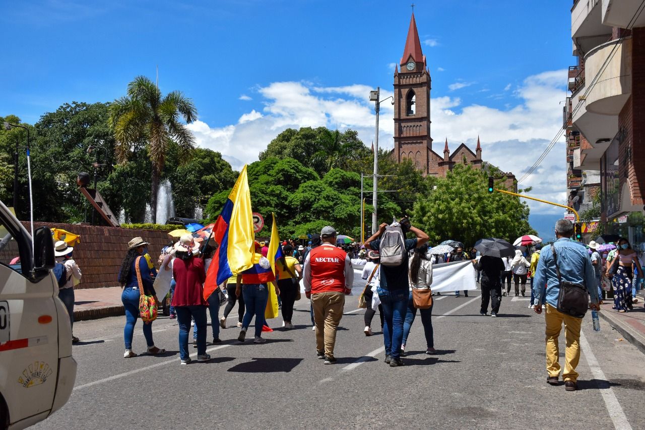 Poca afluencia de personas en las movilizaciones del 2J