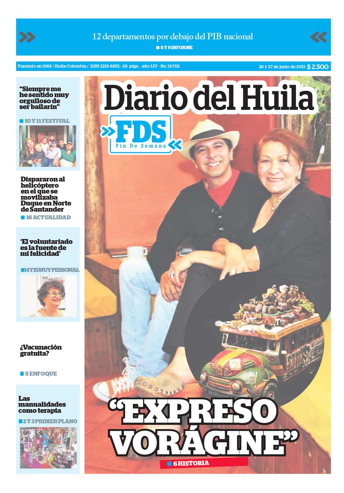 Diario del Huila 29 de junio de 2021