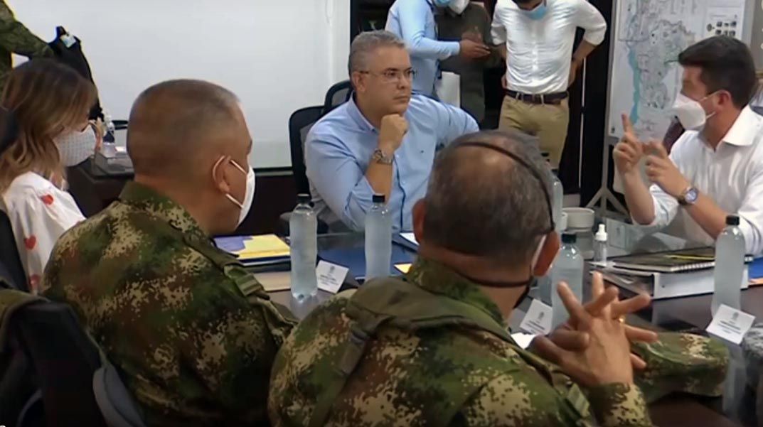 Presidente Duque encabeza Consejo de Seguridad en Neiva
