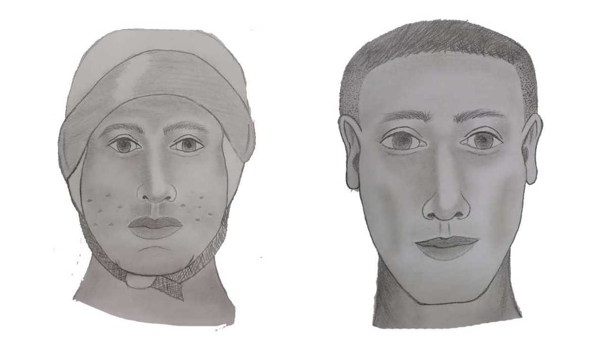 Retratos hablados de los hombres que dispararon contra el helicóptero de Duque