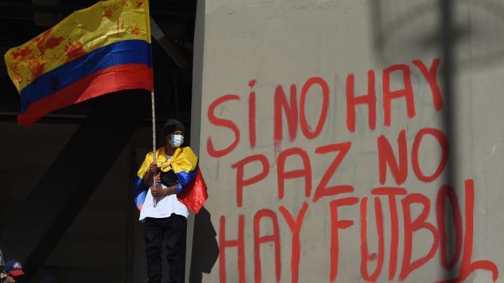 Con plantón, manifestantes se opondrán al partido ente Junior y Millonarios