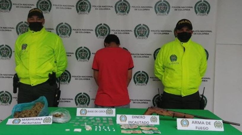 Aprehenden a menor que vendía narcóticos en El Agrado