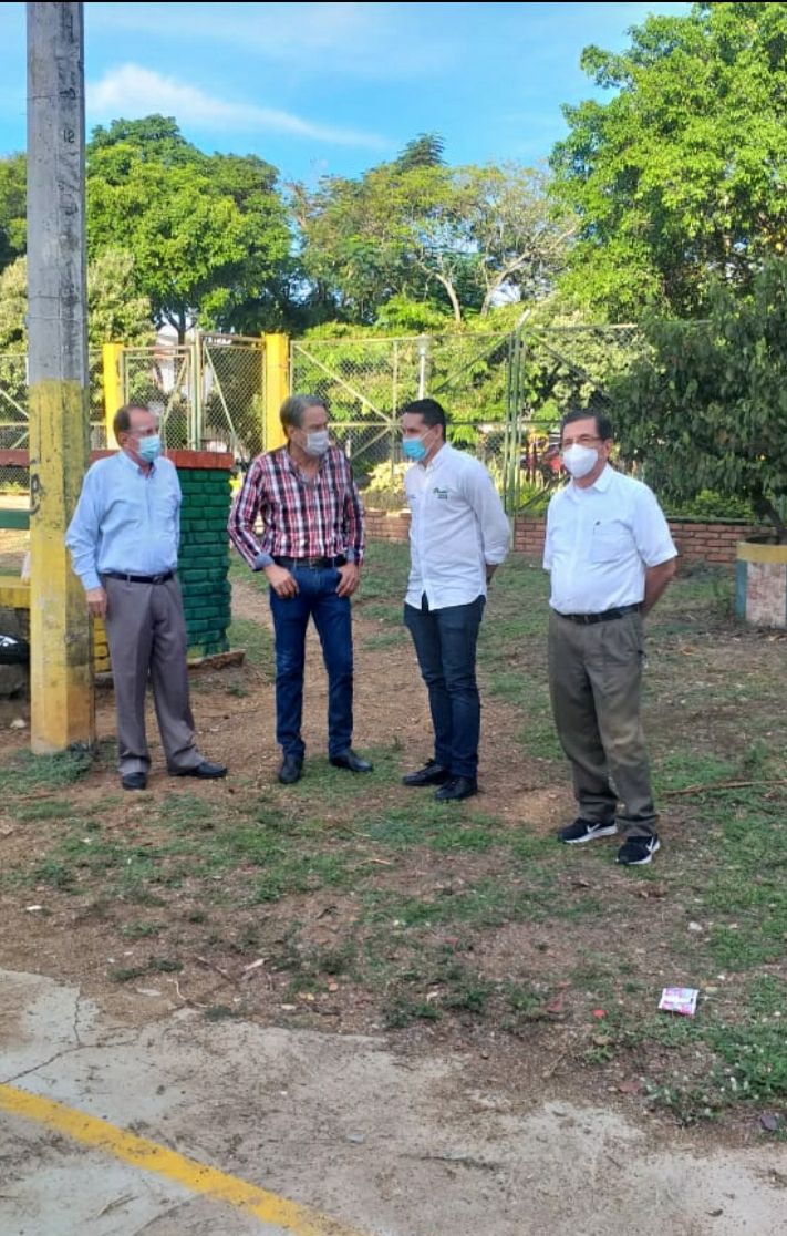Celebran remodelación del polideportivo del Barrio La Orquídea