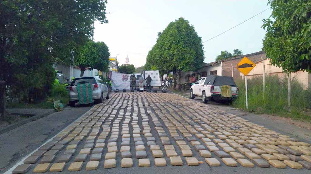 Incautan tonelada y media de marihuana en el Huila