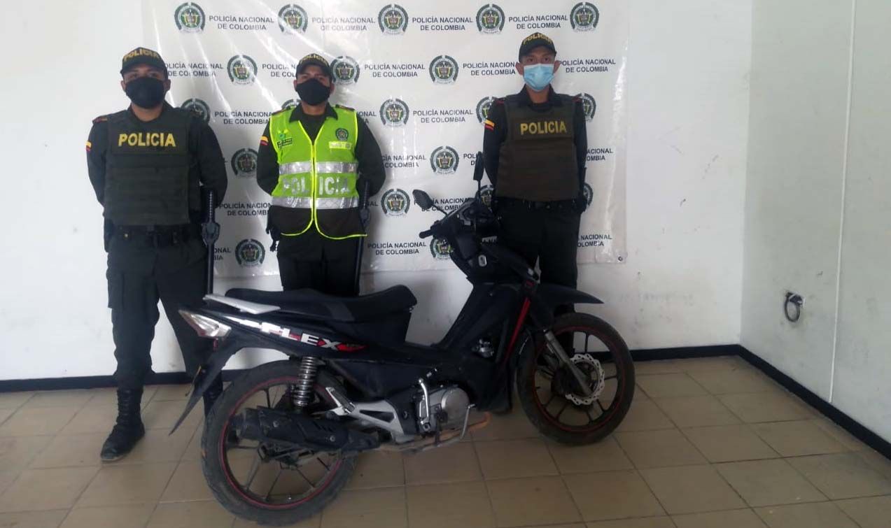 Recuperada en Rivera moto robada