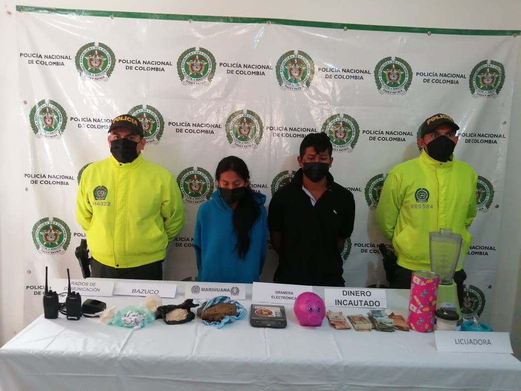 Policía pone fin a punto de venta de alucinógenos