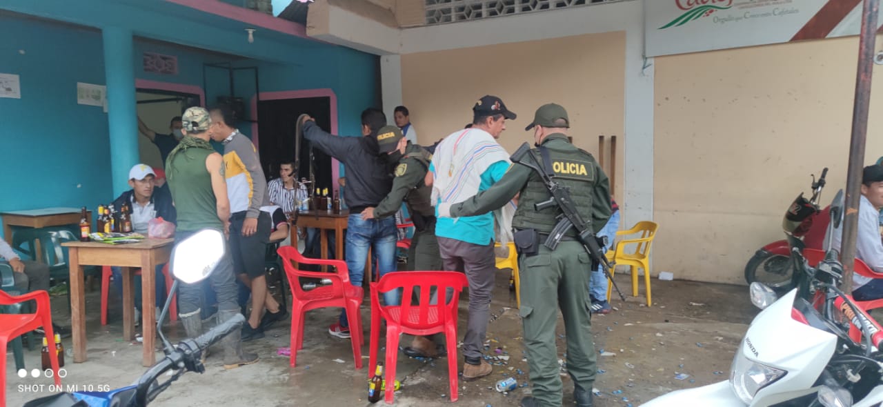 ‘Movido’ puente festivo: Capturadas 29 personas por distintos motivos en el Huila