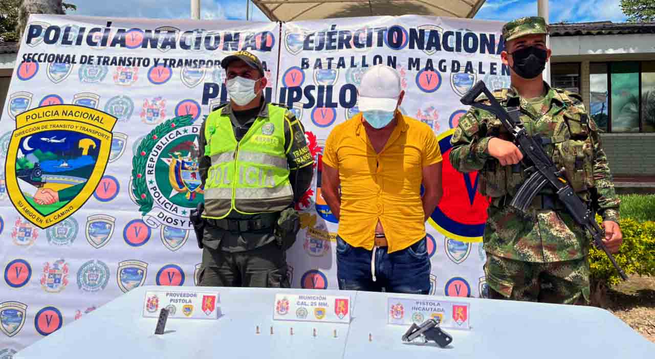 Llevaba una pistola ilegal