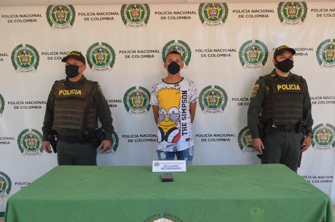 Capturado por hurtar celular