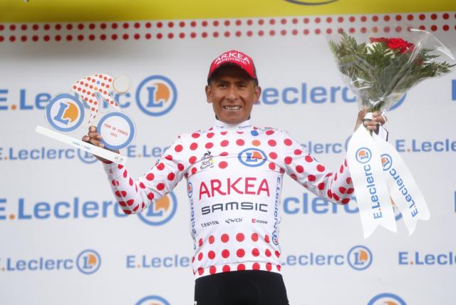 Nairo Quintana, nuevo líder de montaña en el Tour de Francia