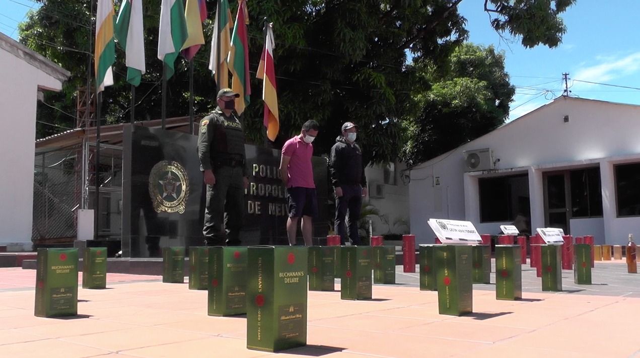 ‘Pillado’ transportando licor adulterado en Neiva