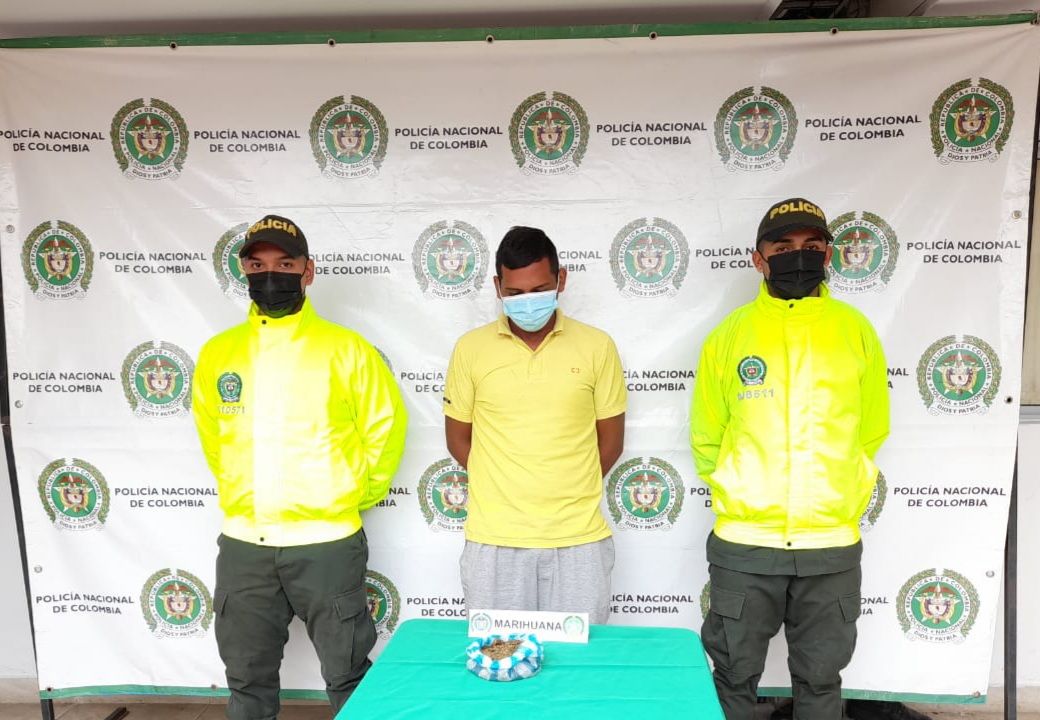 Capturado alias “Ñoño” en Campoalegre con 100 dosis de marihuana