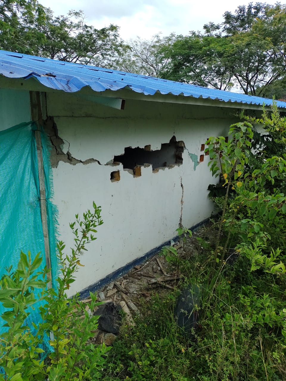 En la vereda San Isidro de Algeciras no tienen sede lista para retornar a la presencialidad