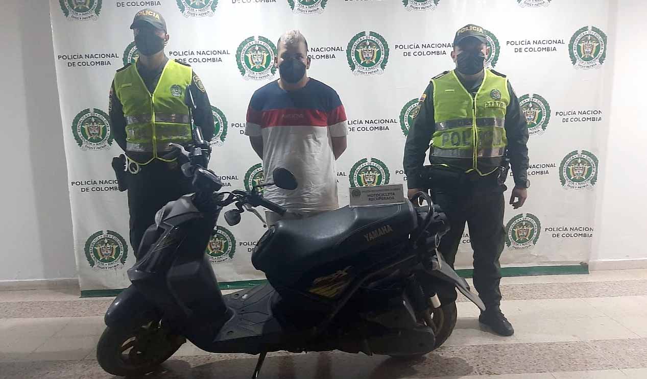 Andaba en una moto que, aparentemente, había robado