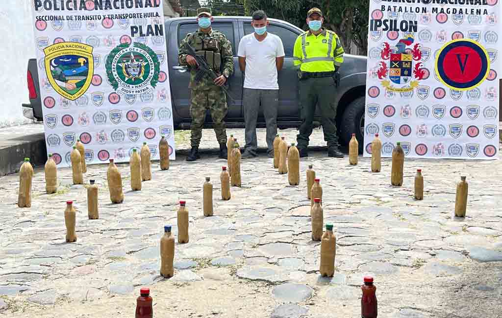 En nuevo caso de incautación de alucinógenos en Suaza, caen más de 47 kilos