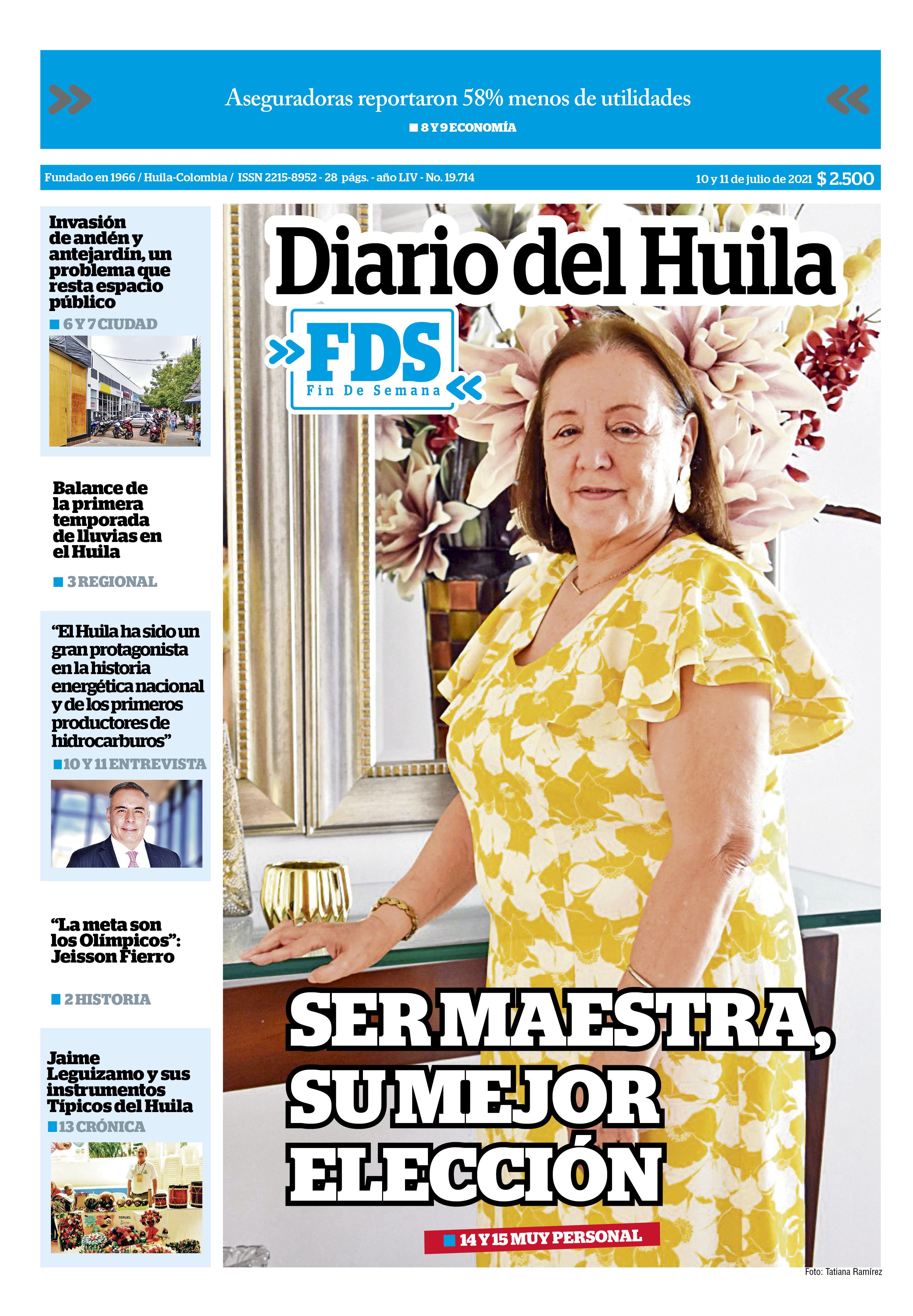 Diario del Huila 10 de julio de 2021