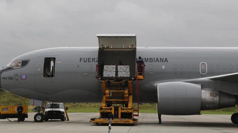 Colombia recibió nuevo lote de vacunas
