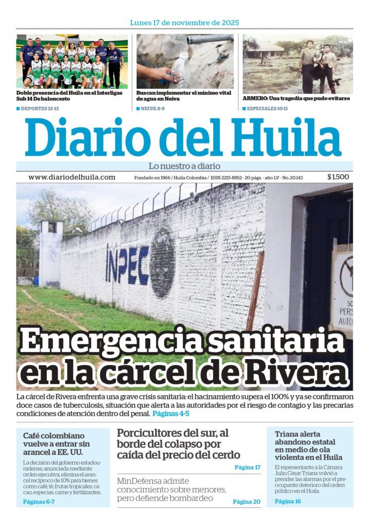 Diario del Huila 17 de noviembre de 2025