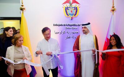 Petro inauguró embajada de Colombia en Qatar