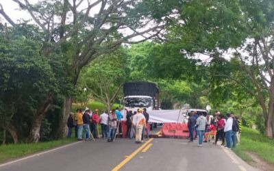 Bloqueo en la vía Garzón – Gigante, Huila