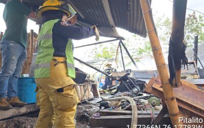 Bomberos de Pitalito y Aipe atendieron emergencias por incendios estructurales