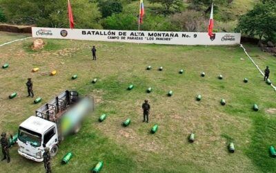 Ejército recuperó 47 cilindros hurtados y frustra posibles acciones terroristas en el Huila