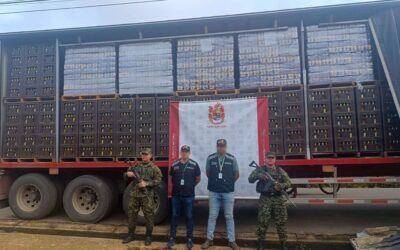 Decomisaron más de 14 mil latas de cerveza de contrabando en la vía Suaza–Florencia