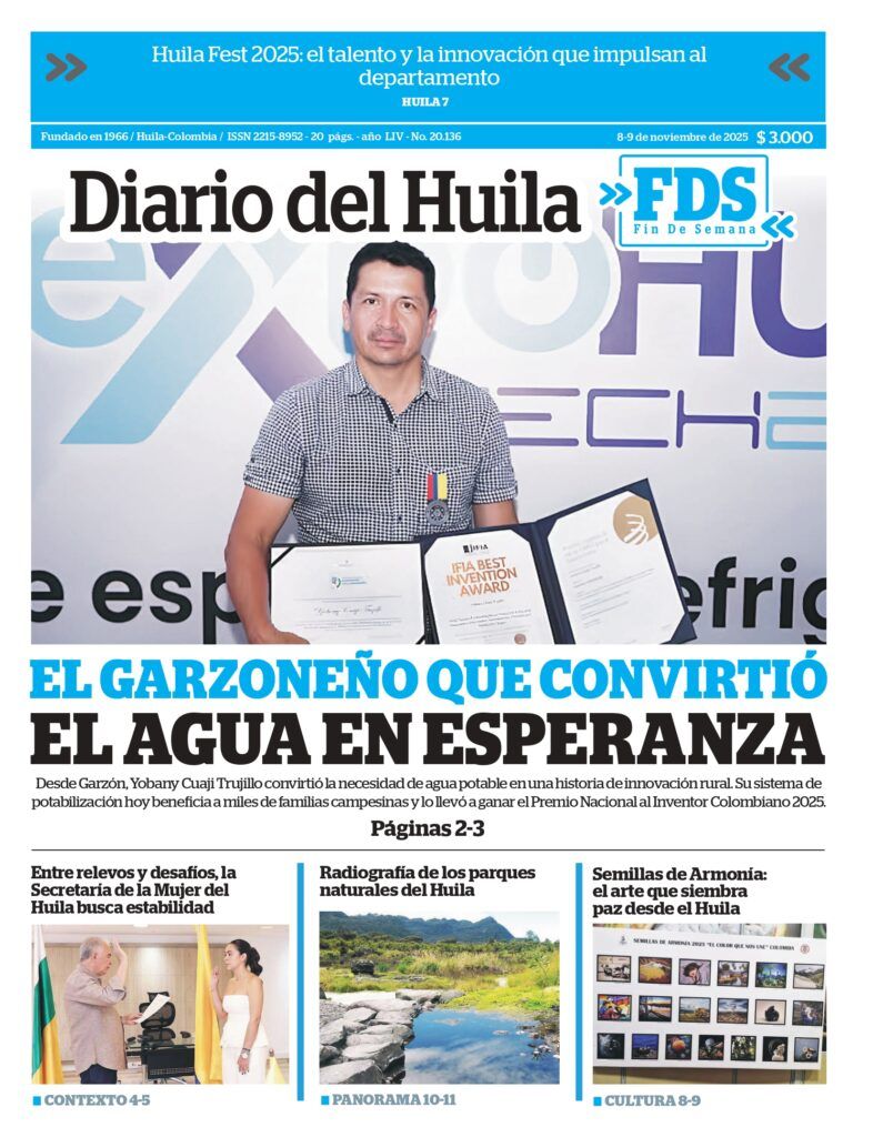 Diario del Huila 8 y 9 de Noviembre de 2025