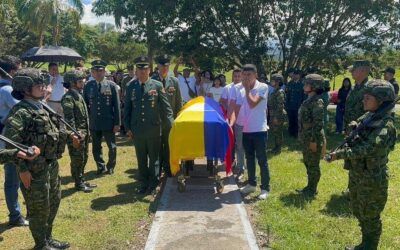 En el Caquetá fue despedido soldado víctima del atentado en El Patía, Cauca