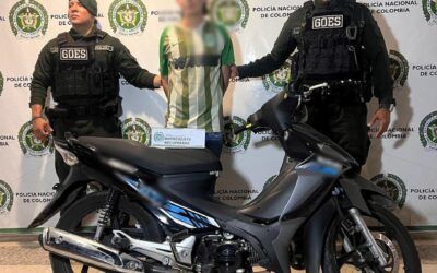 Capturan joven con moto hurtada en barrio Bogotá de Neiva
