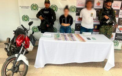 El Gaula detuvo a dos extorsionistas que intimidaban a comerciantes del Huila