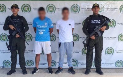 Capturan a dos presuntos extorsionistas en Rivera