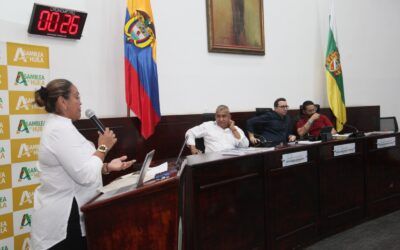 Asamblea del Huila aprobó presupuesto general del departamento para 2026