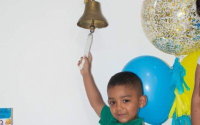 Edwin celebró el final de su tratamiento contra el cáncer