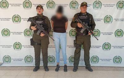 Capturan en Villavieja a mujer señalada de participar en un caso de extorsión