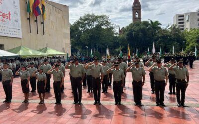 Exaltación a policías por su labor en el Huila