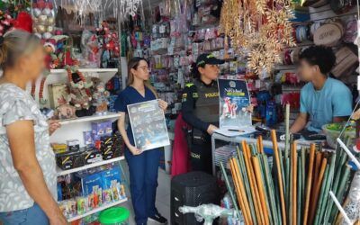 Policía refuerza prevención contra uso de pólvora en Palermo, Huila